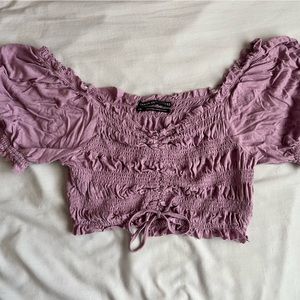 Urban outfitters lavender crop top- medium